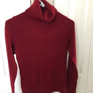 Brick Red Turtleneck sweater by Take Out Medium